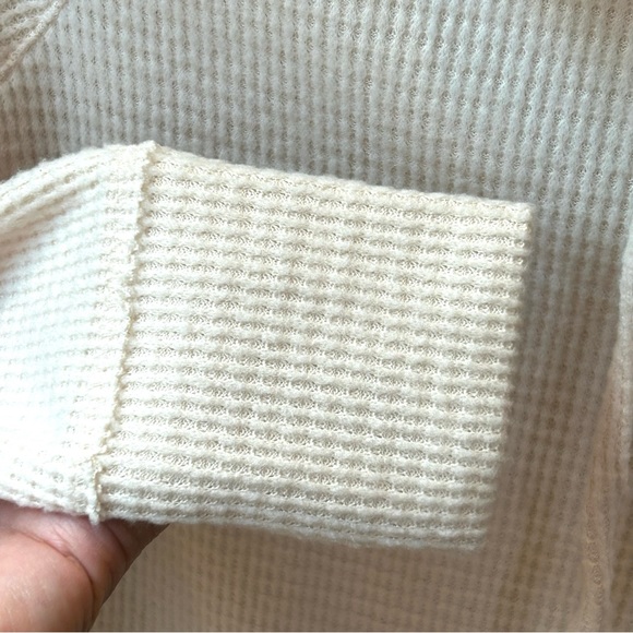 SO Cream Knit Hoodie Sweater M - Picture 3 of 8